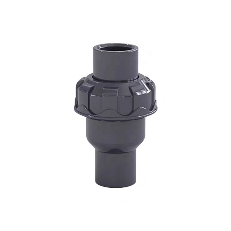 Good Quality Plastic PVC Single Union Check Valve 20MM-114MM For Water Pipe Line