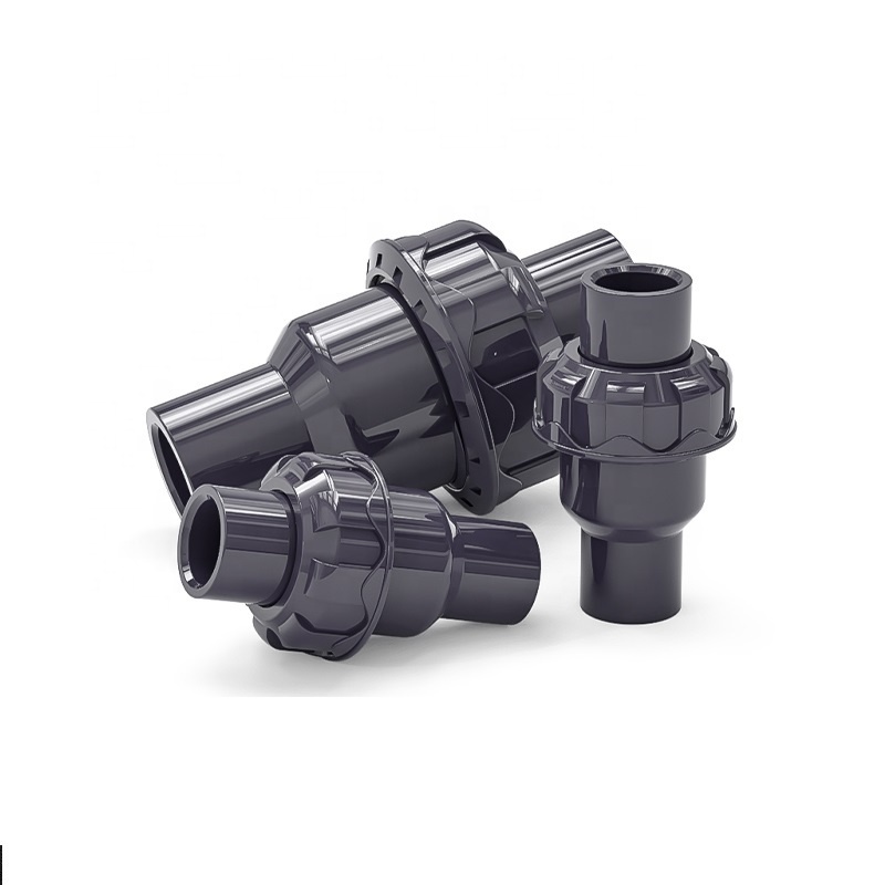 Good Quality Plastic PVC Single Union Check Valve 20MM-114MM For Water Pipe Line