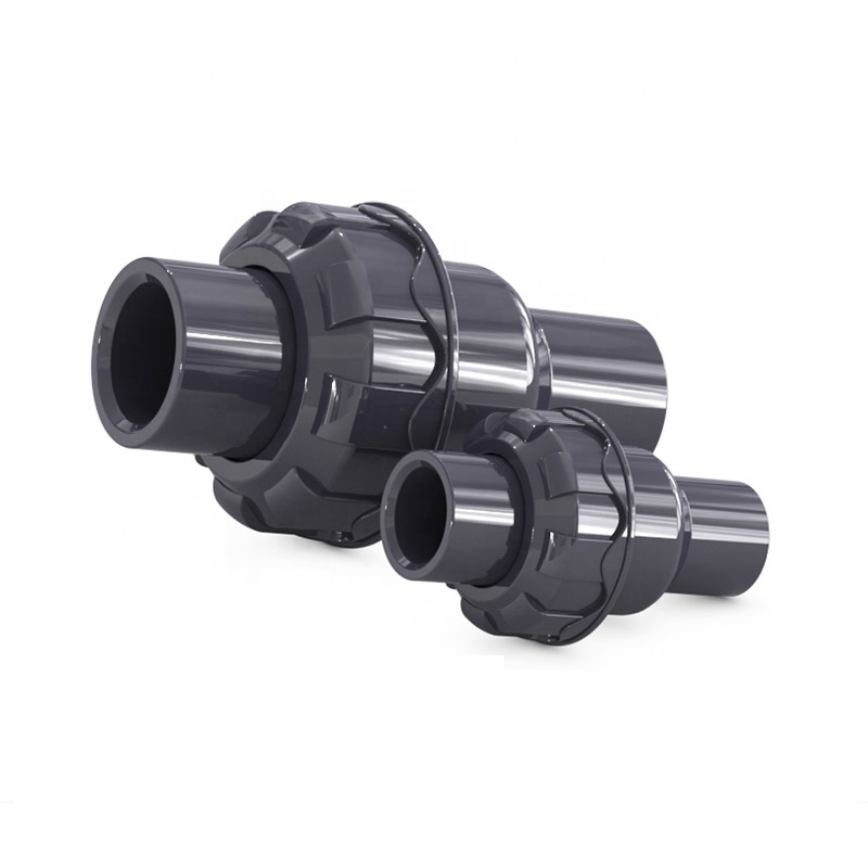 Good Quality Plastic PVC Single Union Check Valve 20MM-114MM For Water Pipe Line