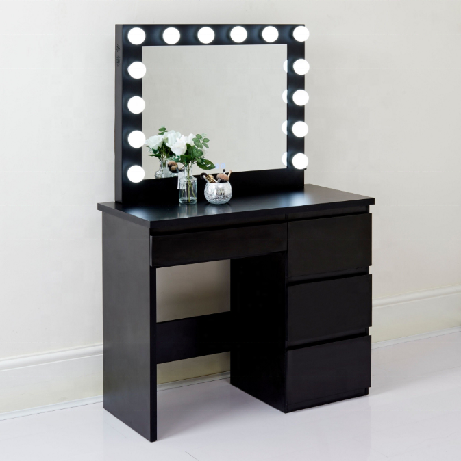 Hollywood Vanity Mirror with Lights, Lighted Makeup Dressing Tabletop 14pcs Led Bulbs