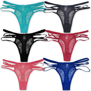 Personalized Wholesale Colorful Comfortable Breathable Sexy Mature G-string Thong