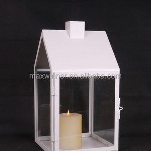 Customized White house shaped metal lantern