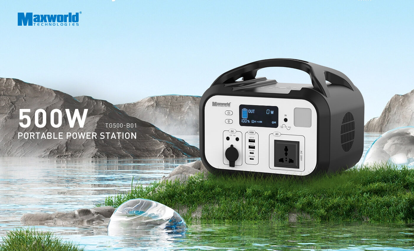 Portable Power Station 300W to 1000W Battery Solar Panels for Home Outdoor Camping and Car Use with DC AC USB C Ports