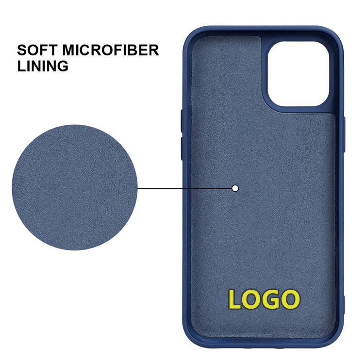 With Custom Logo silicone phone case for apple