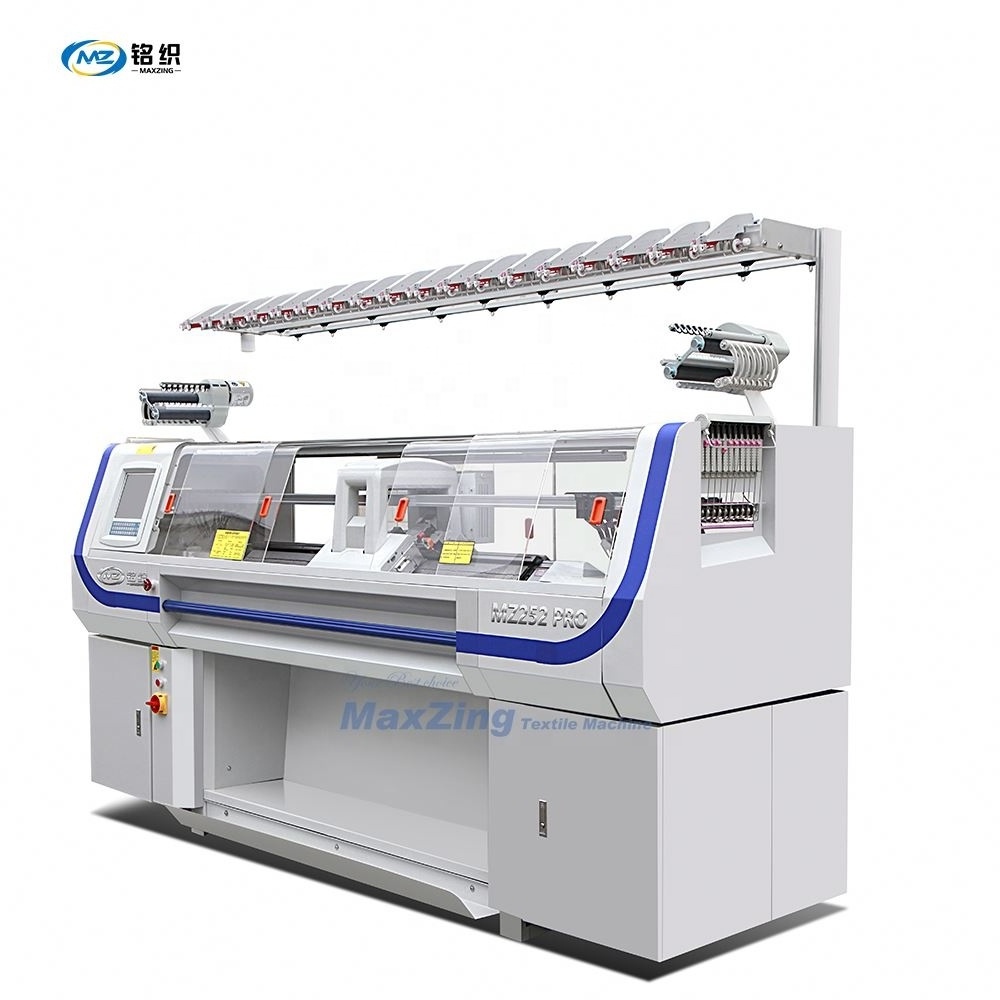 MaxZing New 2024 model New 60 inch automatic flat knitting machine with double system flat knit