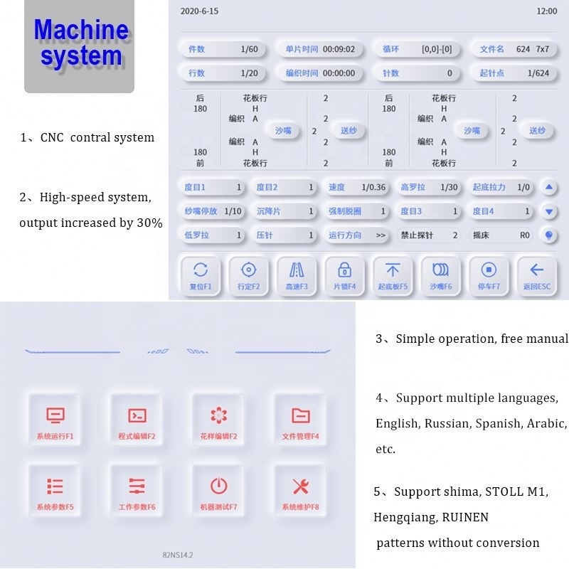 New 2022 model sweater knitting machine Manufacturer price flat knit