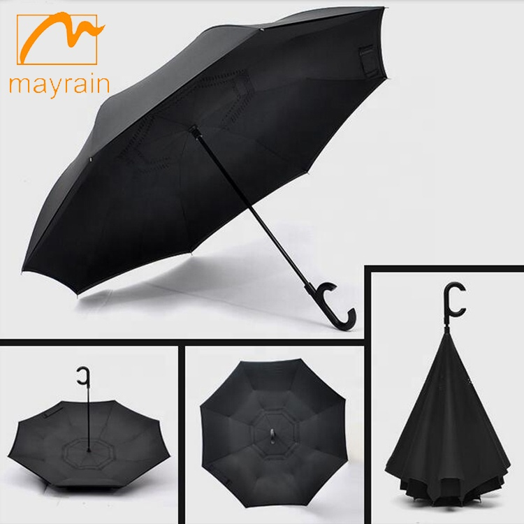 functional umbrella portable Folding waterproof Automatic umbrella inverted umbrella for adult