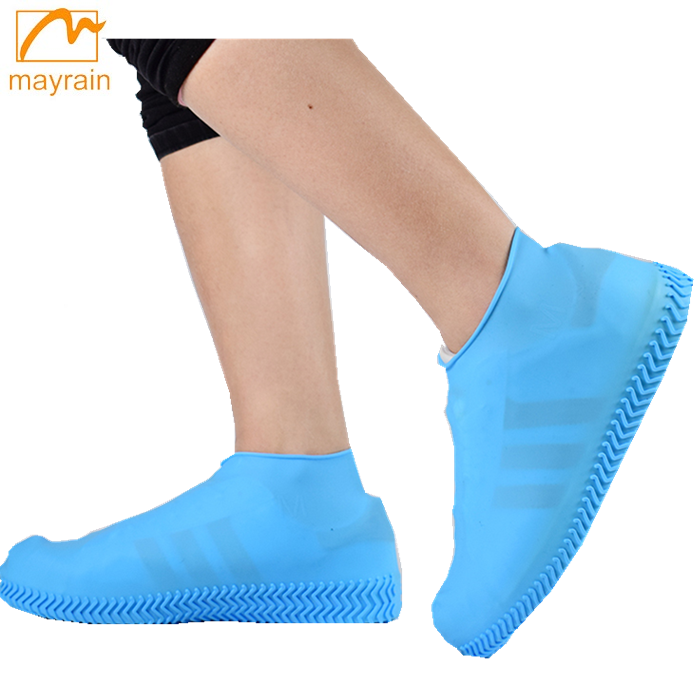 Outdoor Shoe Protectors Reusable Rain Boots Silicone Waterproof Shoe Covers