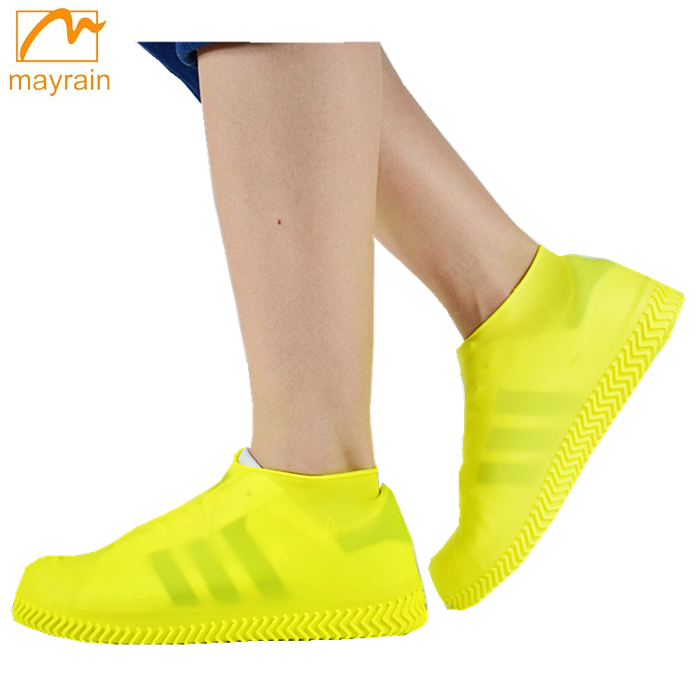 Reusable Silicone Rubber Protective Boot Covers Rain Snow Overshoes Shoe Covers For Rain