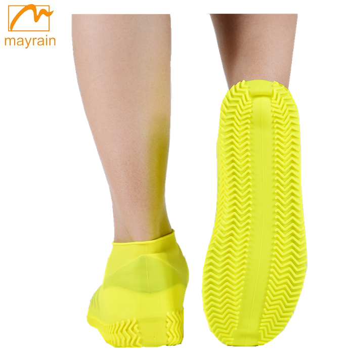 Outdoor Shoe Protectors Reusable Rain Boots Silicone Waterproof Shoe Covers