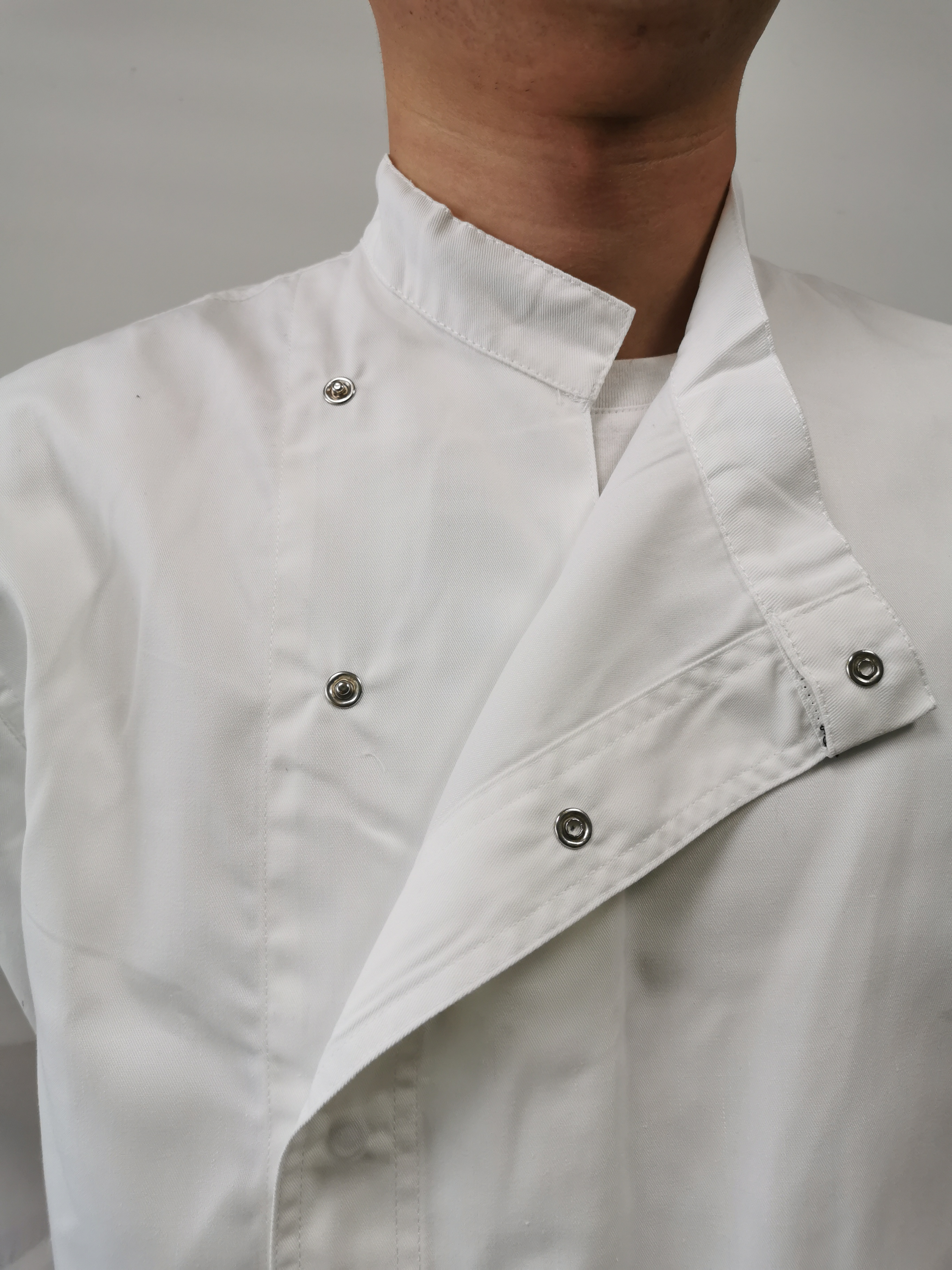 New styles Short Sleeves Chef Jackets Black white chef coat cooking uniform