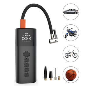 New portable Digital mini electric air pump Wireless Tire Inflator With LED Light