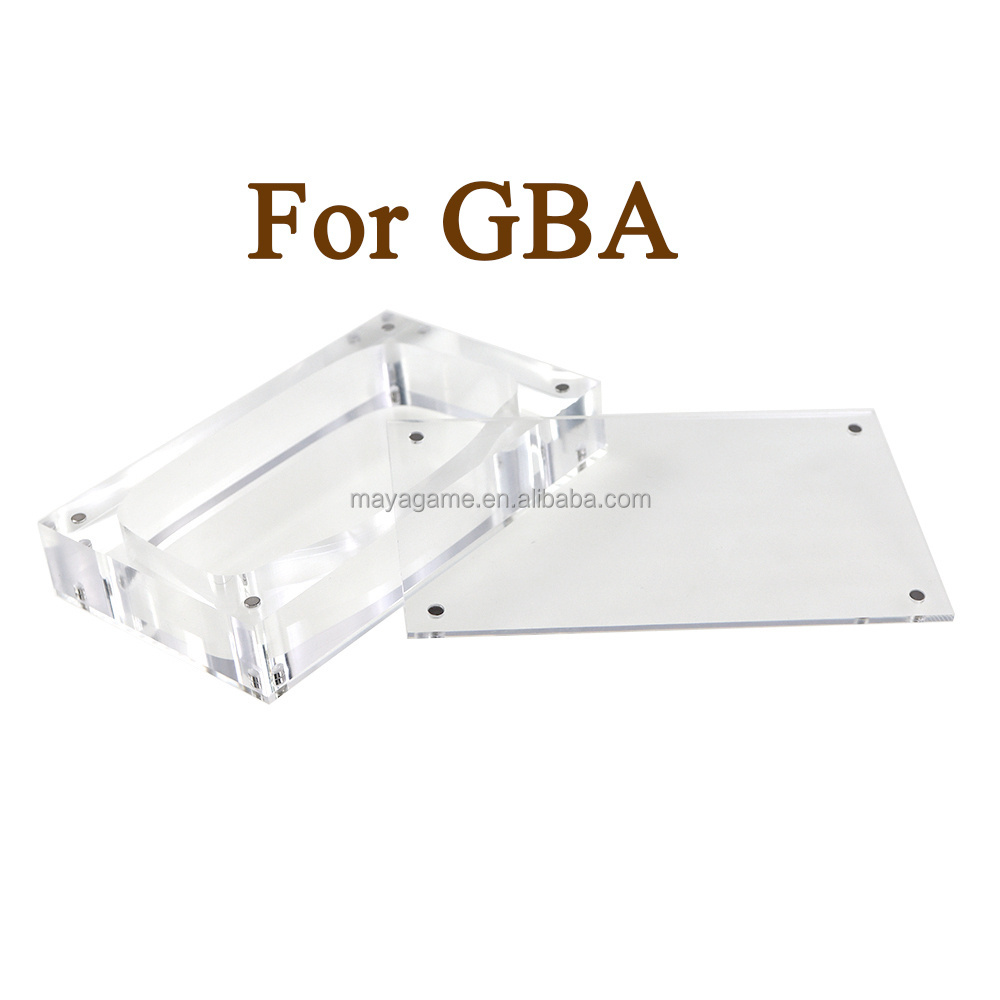 New Transparent Storage Acrylic For GBM Game Console Cover Shell Clear Box Display Stand Game Accessories For GBA GBC