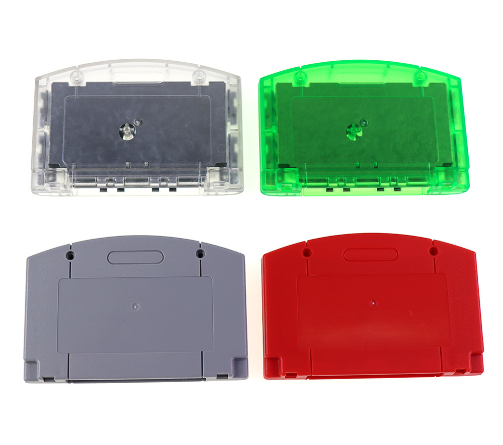 Game Card Shell For N64 Game Cartridge Cover Plastic Case US JP EU Version For Nintendo N64 With Metal Bracket Screws