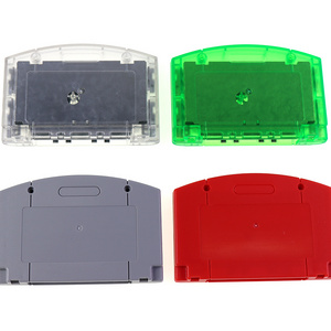 Game Card Shell For N64 Game Cartridge Cover Plastic Case US JP EU Version For Nintendo N64 With Metal Bracket Screws