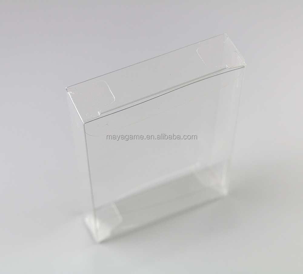 Replacement Clear Transparent PET Game Card Cartridge Box for N64 Games Cart Protector Case Boxes