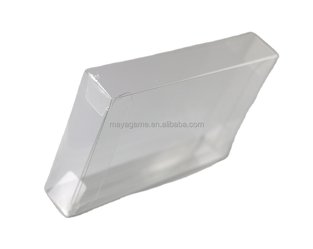 Replacement Clear Transparent PET Game Card Cartridge Box for N64 Games Cart Protector Case Boxes