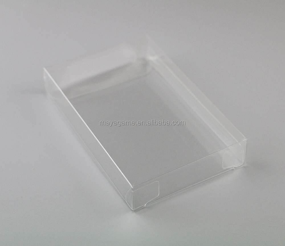 Replacement Clear Transparent PET Game Card Cartridge Box for N64 Games Cart Protector Case Boxes