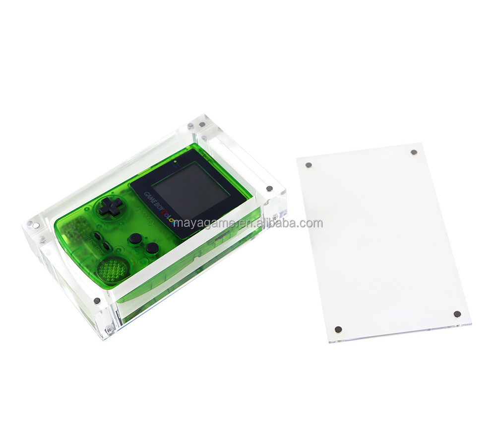 New Transparent Storage Acrylic For GBM Game Console Cover Shell Clear Box Display Stand Game Accessories For GBA GBC