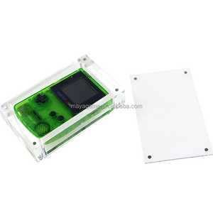 New Transparent Storage Acrylic For GBM Game Console Cover Shell Clear Box Display Stand Game Accessories For GBA GBC