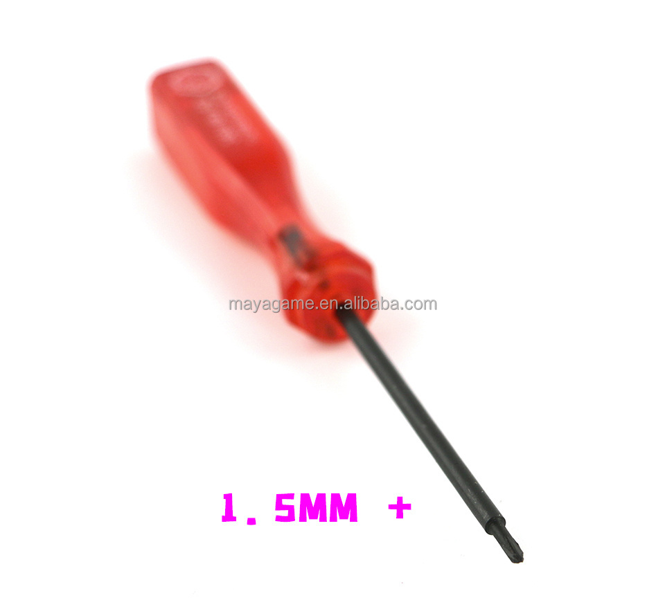 2.5mm Y + Screwdriver Triangle Clear Red Screwdriver For Wii NDS NDSL GBA SP Switch Lite Repair Tool 1.5mm Cross