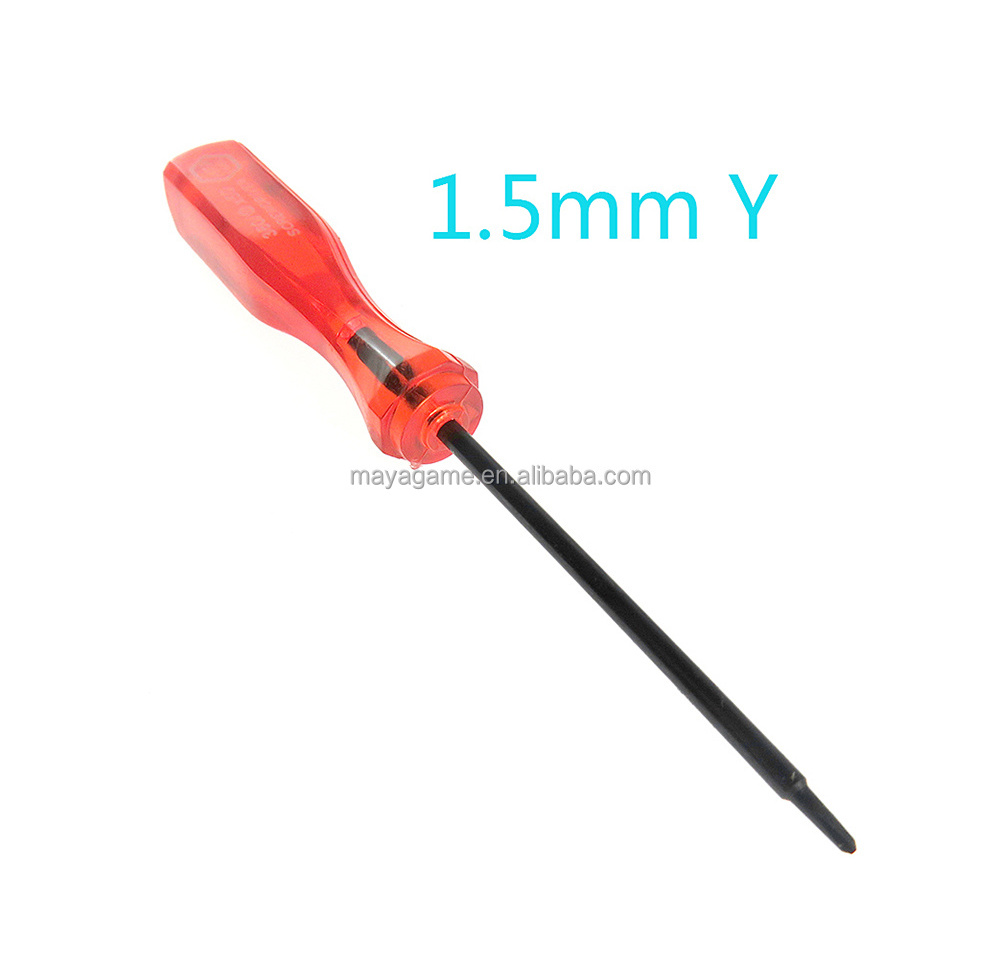 2.5mm Y + Screwdriver Triangle Clear Red Screwdriver For Wii NDS NDSL GBA SP Switch Lite Repair Tool 1.5mm Cross