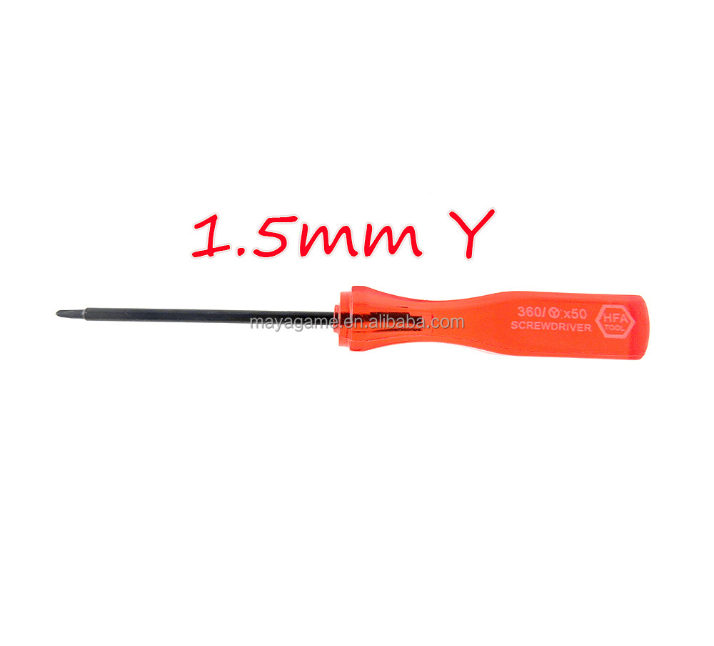 2.5mm Y + Screwdriver Triangle Clear Red Screwdriver For Wii NDS NDSL GBA SP Switch Lite Repair Tool 1.5mm Cross