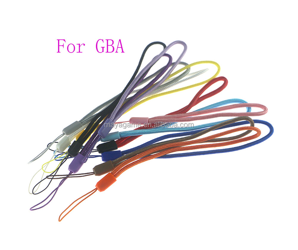 Colors Avaible Braided Lariat Lanyard Wrist Hand Rope For Gameboy GB GBA SP GBC GBM GBP Hand Strap