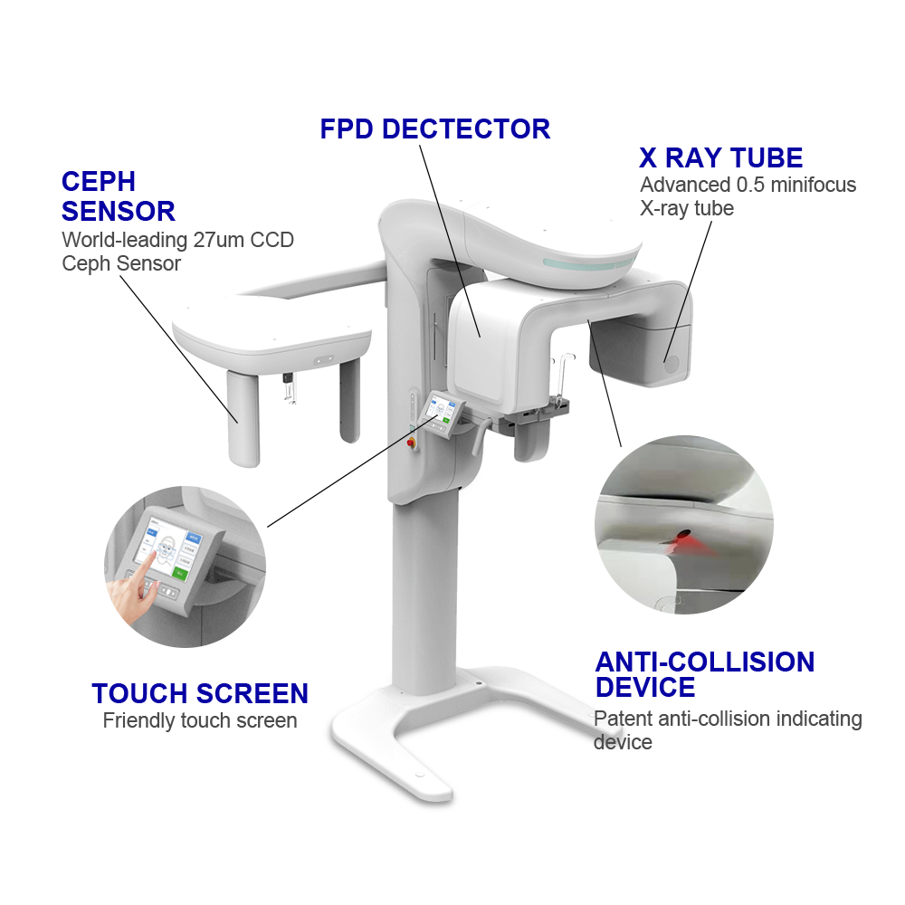 3D Digital Rayos X Periapical Cephalometric Panorama xray panoramic dental x ray machine factory price