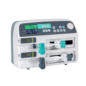 MY-G084B 10, 20, 30, 50,60 ml hospital medical dual channel syringe pump portable vet infusion pump