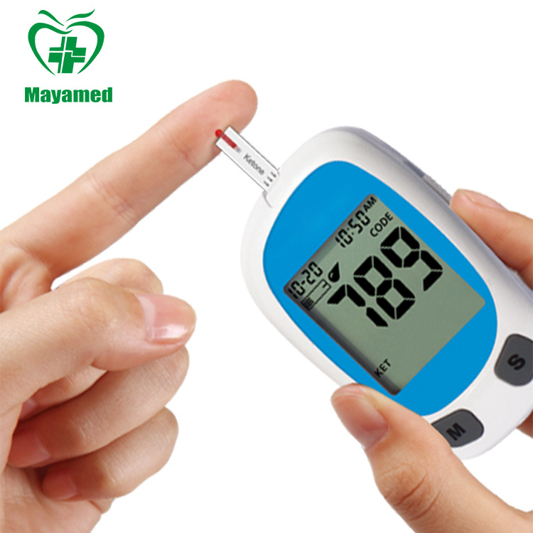 MY-G025M Factory price portable digital Blood Glucose Meter & Ketone Monitoring System with test strips