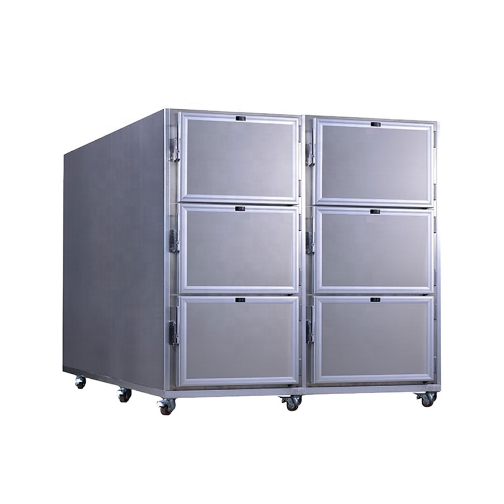 6 rooms body morgue freezer dead body mortuary refrigerator mortuary freezer