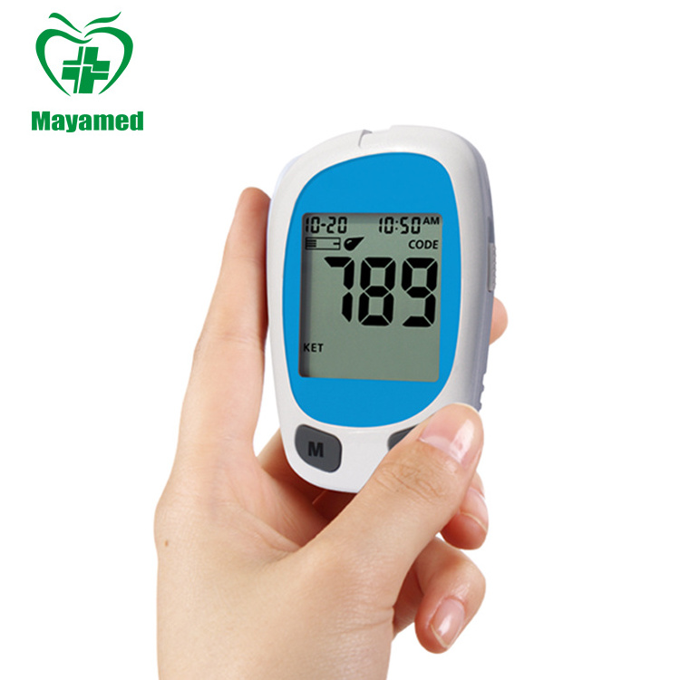 MY-G025M Factory price portable digital Blood Glucose Meter & Ketone Monitoring System with test strips