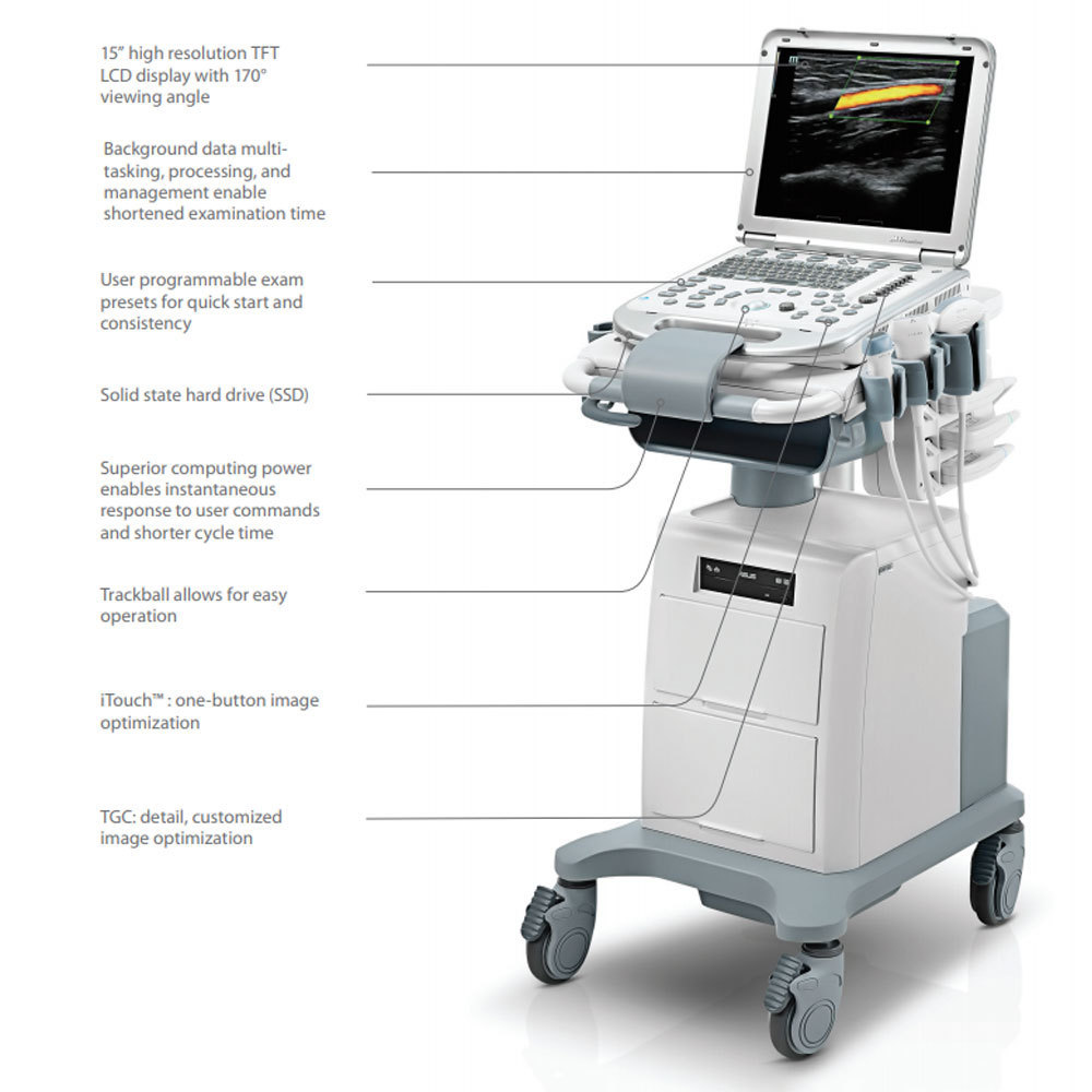 Portable mindray M7 Ultrasound machine hand-carried color Doppler 4D scanner CW Mindray ultrasonic systems