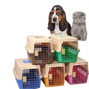 Dog Cat Carriers Travel Box Plastic Pet Cage portable traveling cage