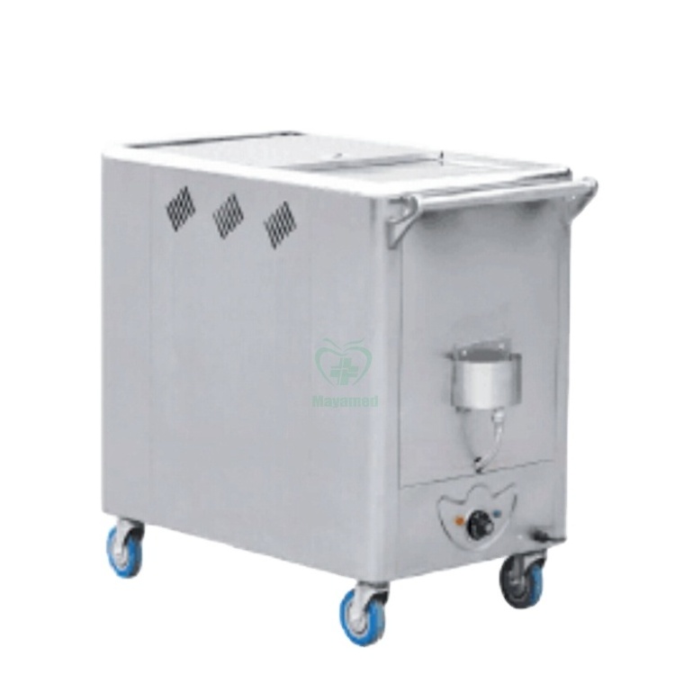 Best hospital stainless steel electric food delivery cart,mobile food warmer trolley Price, food service cart with wheels