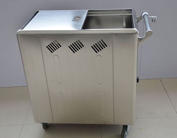 Best hospital stainless steel electric food delivery cart,mobile food warmer trolley Price, food service cart with wheels