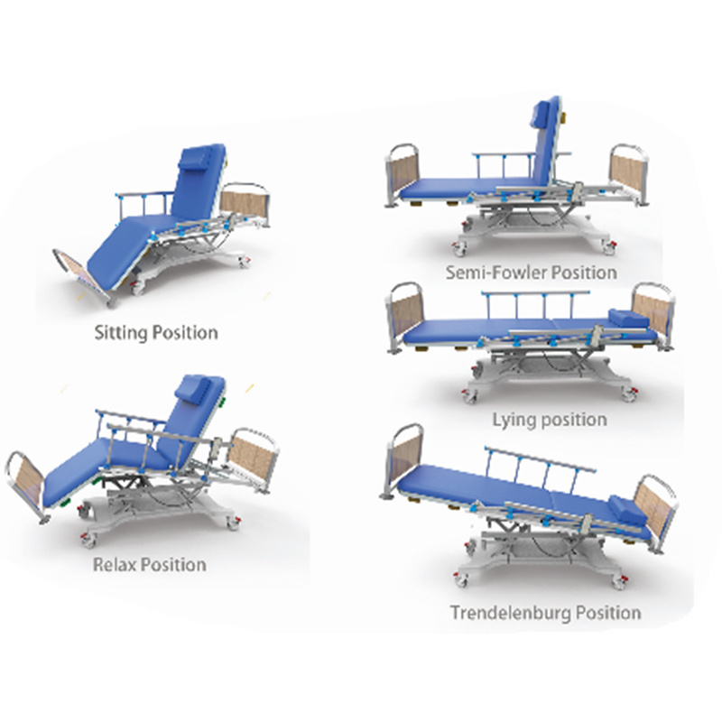 MY-O007O medical two motor electric hospital bed manual dialysis chair for hemodialysis,peritoneal dialysis,blood donation