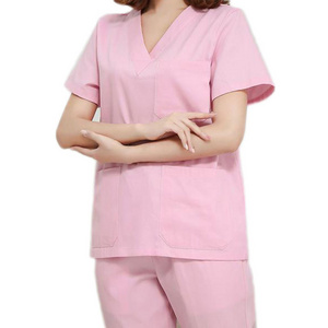 MY-Q021 100% Cotton professional surgical suit nurse doctor medical scrubs hospital uniforms