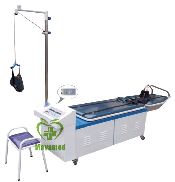 MY-S015 medical physiotherapy equipment lumbar cervical traction device treatment table traction bed