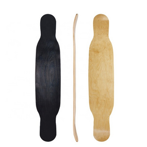 wholesale blank custom dancing 7ply maple wood longboard deck