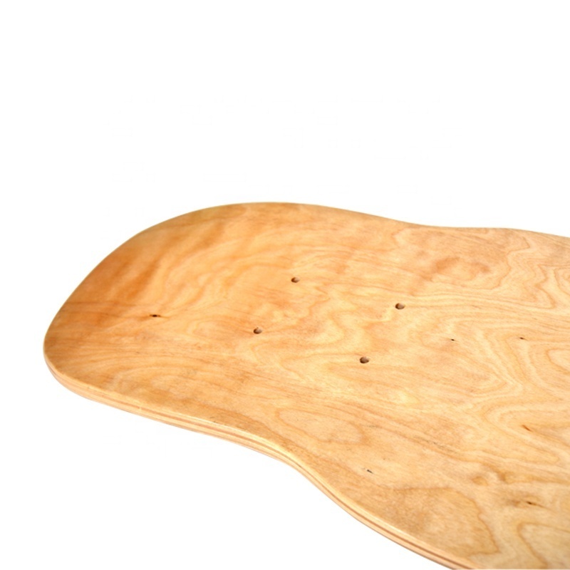 wholesale blank custom dancing 7ply maple wood longboard deck