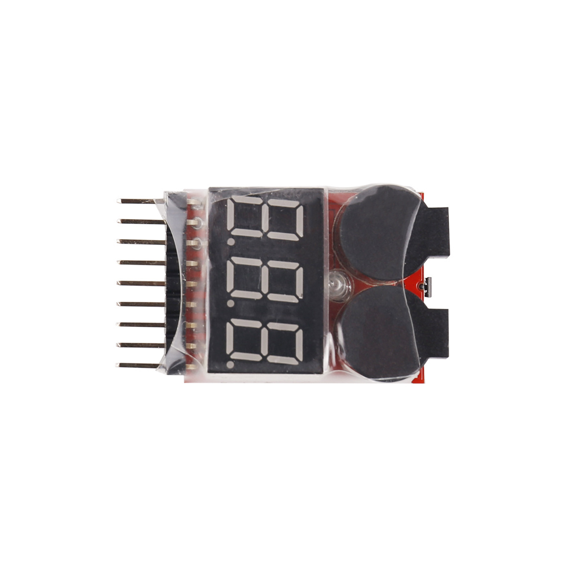 1-8S BBX1-8S 2IN1 Lipo Battery Voltage Tester/Low Voltage Buzzer Alarm/Battery Voltage Checker Dual Speakers for Lipo/Li-ion