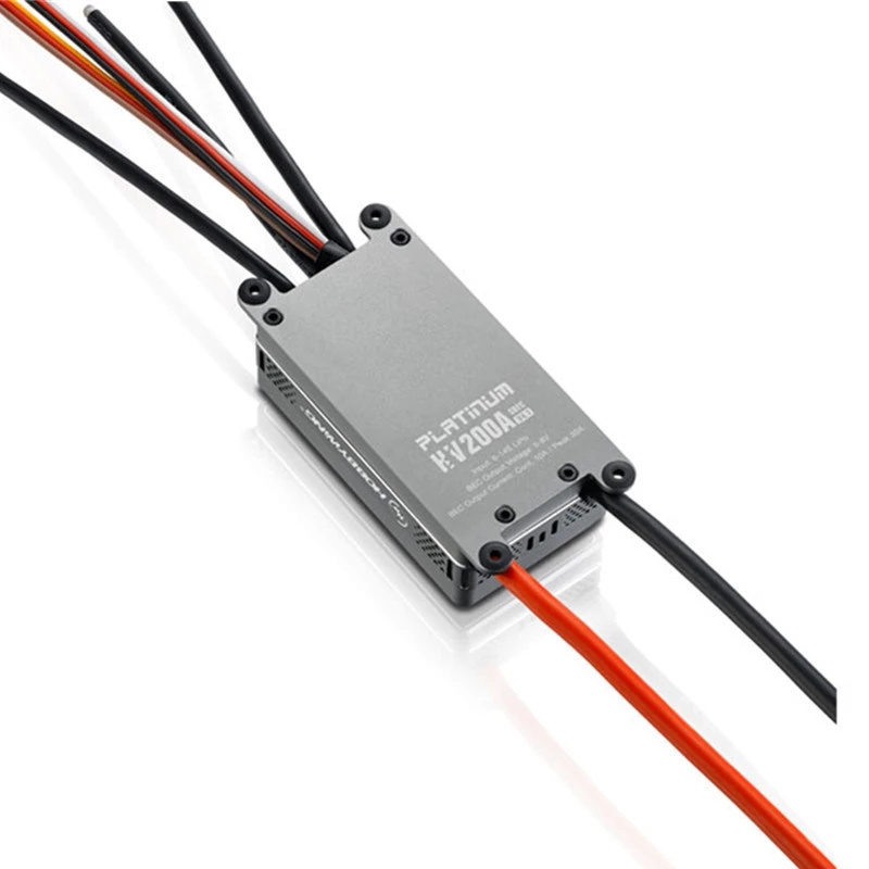 Hobbywing Platinum HV 200A V4.1 6-14S Lipo SBEC / OPTO Brushless ESC for RC Drone Quadrocopter Helicopter Aircraft