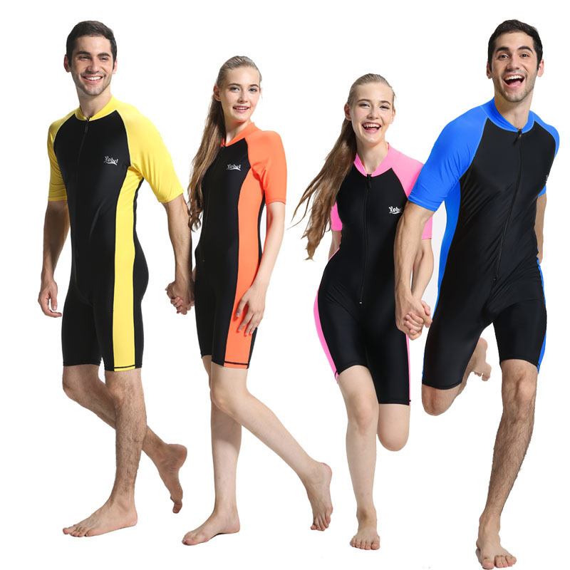 Mens Shorty Nylon 3mm Neoprene Wetsuit Surf Diving Surfing Snorkeling Wet Suit