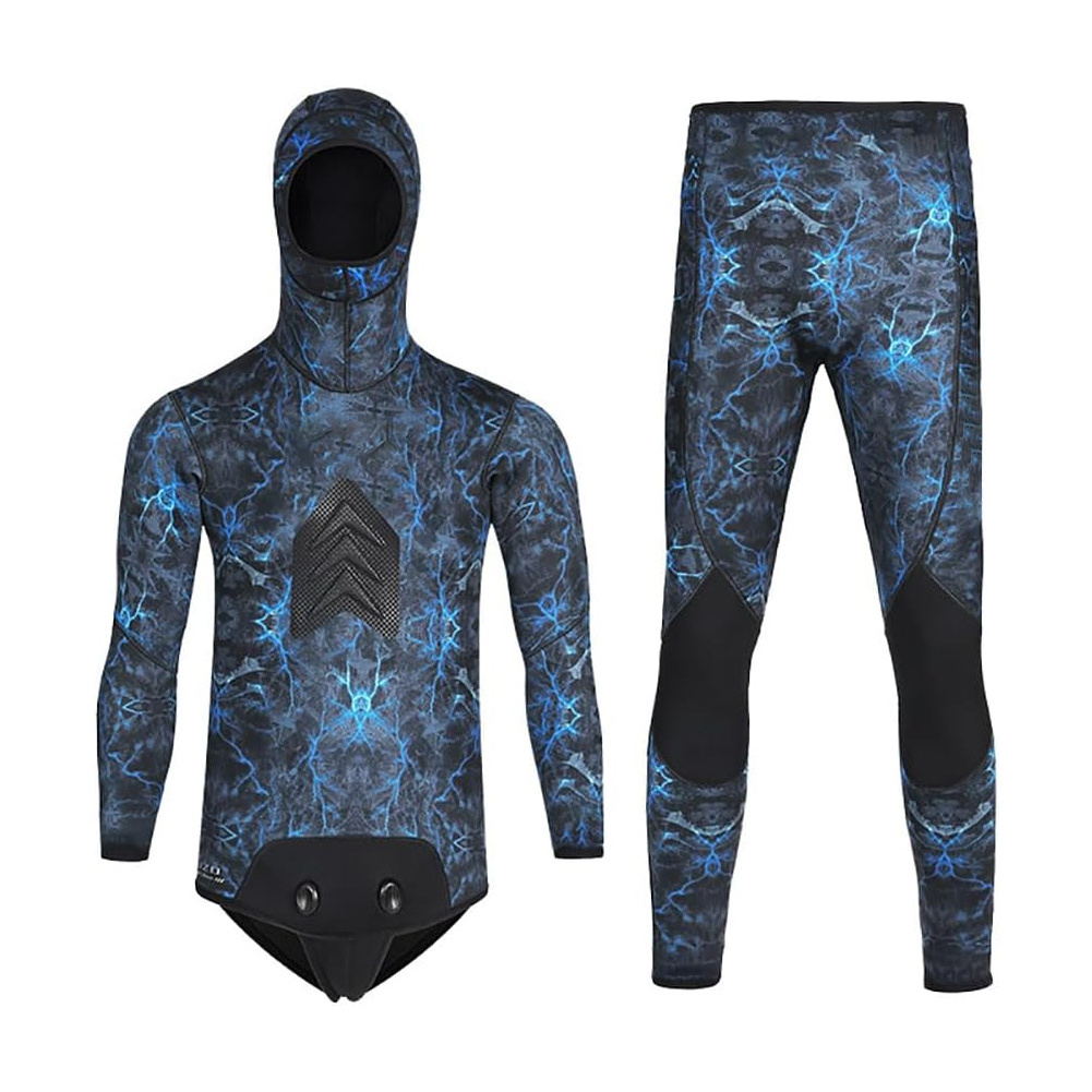 5mm Men's Neoprene Camouflage Spearfishing Suit Neoprene Hunting Wetsuit Surfing Scuba Diving Suit