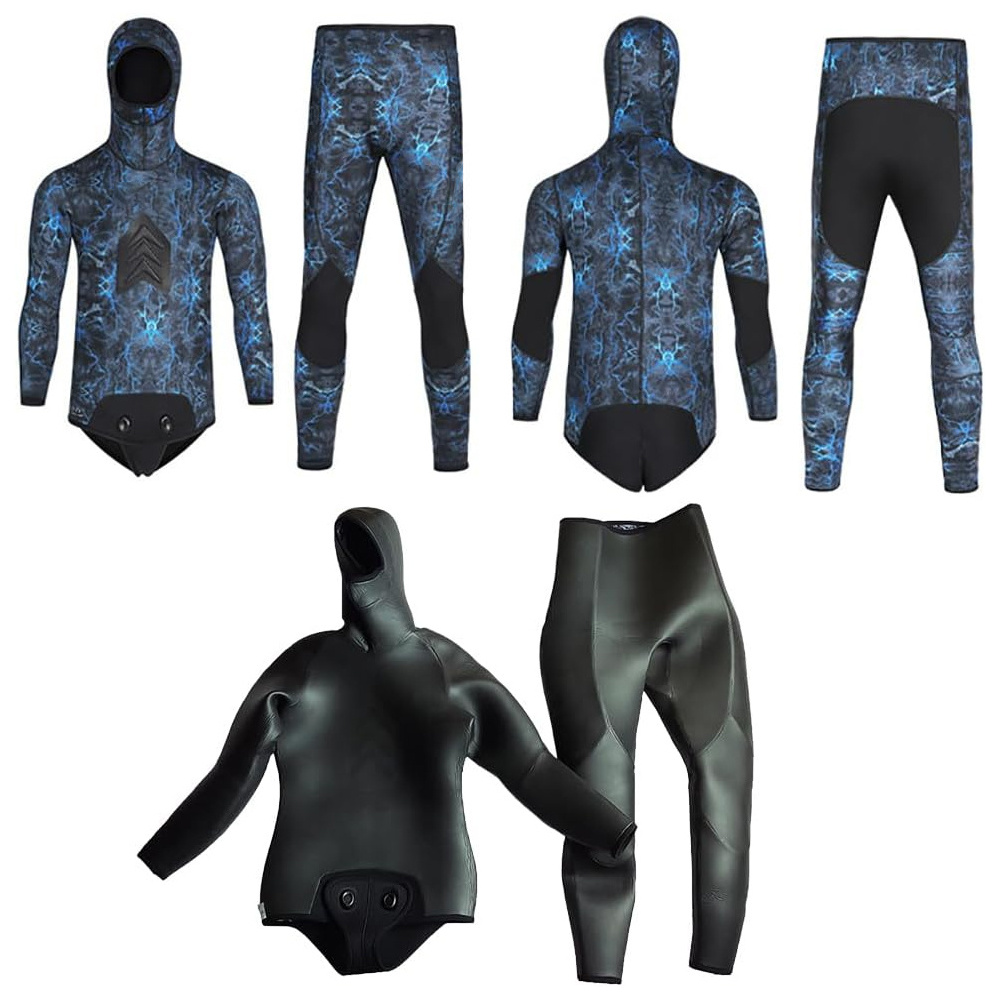 5mm Men's Neoprene Camouflage Spearfishing Suit Neoprene Hunting Wetsuit Surfing Scuba Diving Suit