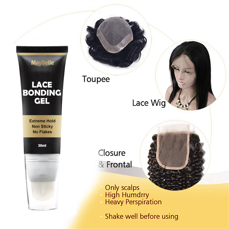 Private Label New Invisible Sweat Proof Touch Up Lace Bonding Gel Glueless Liquid Lace Glue Bonding Gel