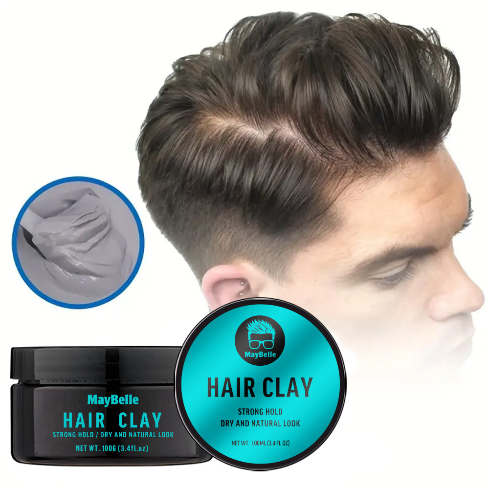 Private Label Mens All Day Hold Hair Styling Sculpting Clay High Hold Matte Finish Hair Paste Clay