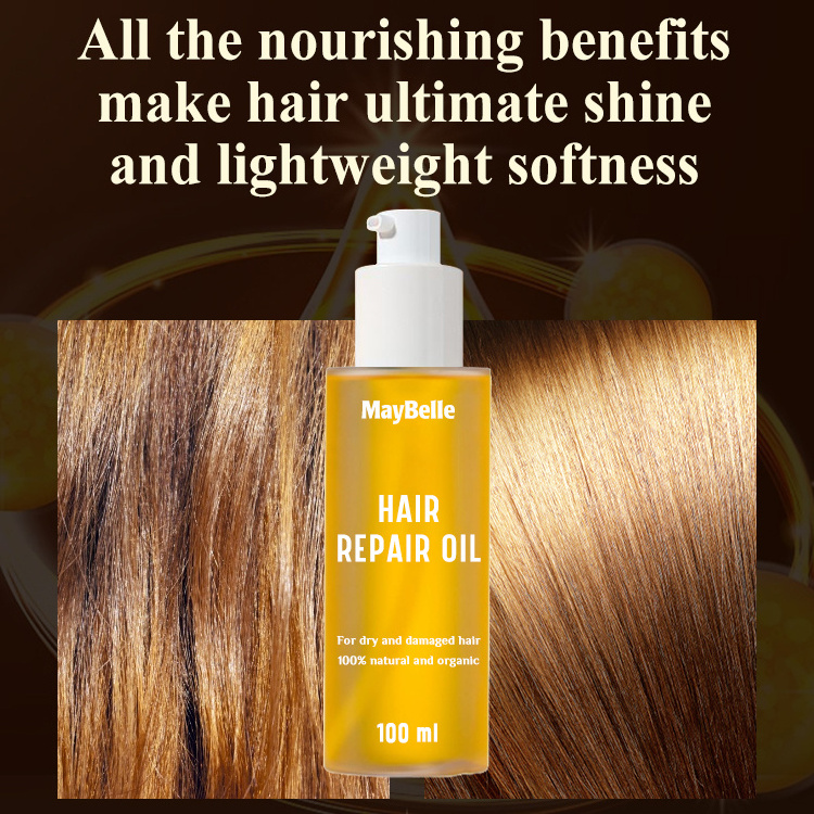 Private Label Jojoba Seed Oil Moisten And Nourish Private Label Hair Oils Organic Argan Oil Hair Repair Serum